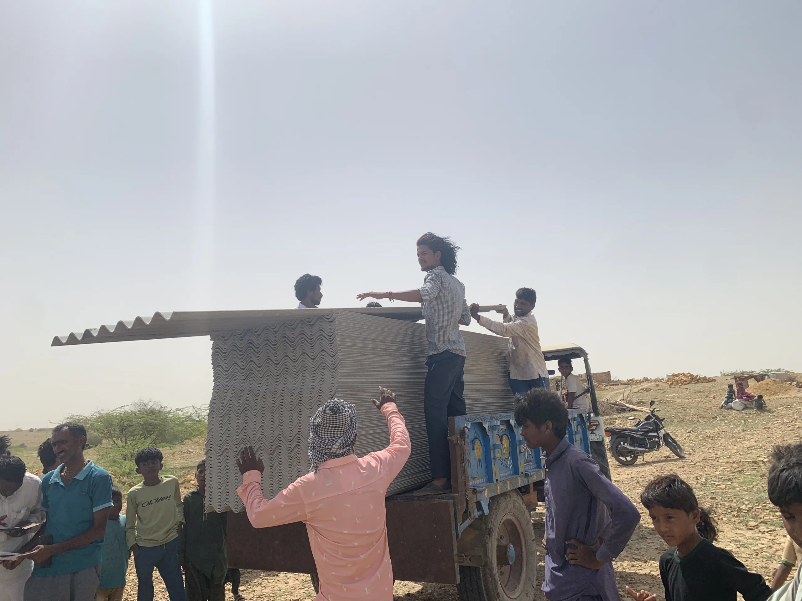 SNUF manually completes houses for displaced Hindu families