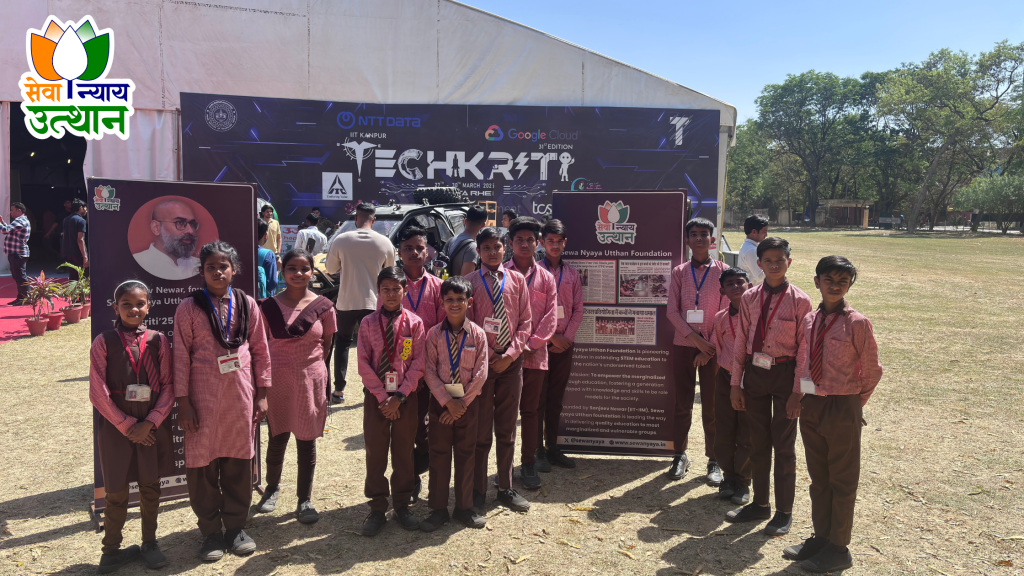 Techkriti 2025 at IIT Kanpur honours Sewa Nyaya Utthan Foundation for empowering underserved children with STEM education,