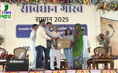 Honouring Courage: Sewing Machines Gifted to Two Widows of Communal Violence Victims in Raisen, Madhya Pradesh
